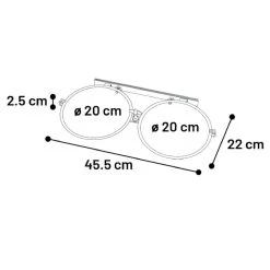 KARLIE Zubehör Wand- Und Zwinger- Halter Für Ø 20cm 2 X1800ml Für Hunde