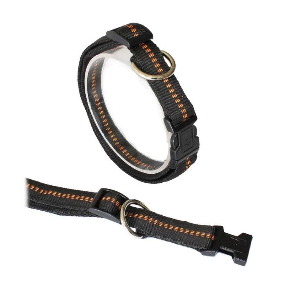 KOCH Halsband KLICK-HALSBAND Mit Kennfäden 25mm 45-65cm Gepolstert Für Hunde – Bild 2