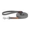 KOCH Leine WATERPROOF Trainingsleine Mit Handschlaufe Grau/Neonorange Für Hunde