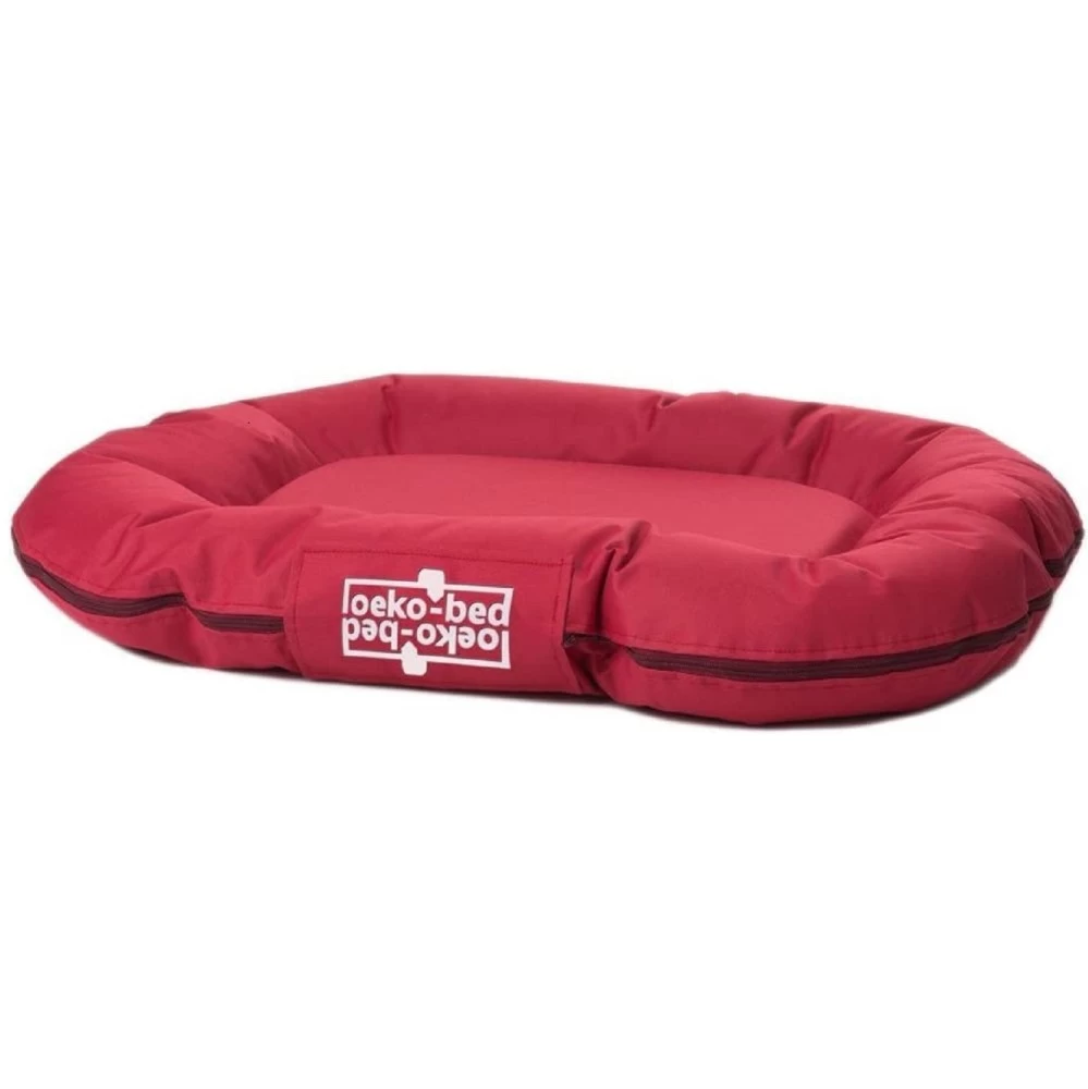 PAKMAS Wendekissen OEKO-BED Matratze Rot 80 X 60cm FĂŒr Hunde