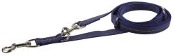 SPRENGER Leine FÜHRLEINE 3 Fach-verstellbar Blau Gummiert 2,3 M Für Hunde