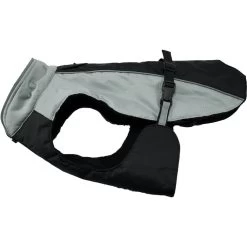 TRILUS Wintermantel JEGGO WINTERCOAT BuMo Breiter Schnitt Schwarz/grau Für Hunde