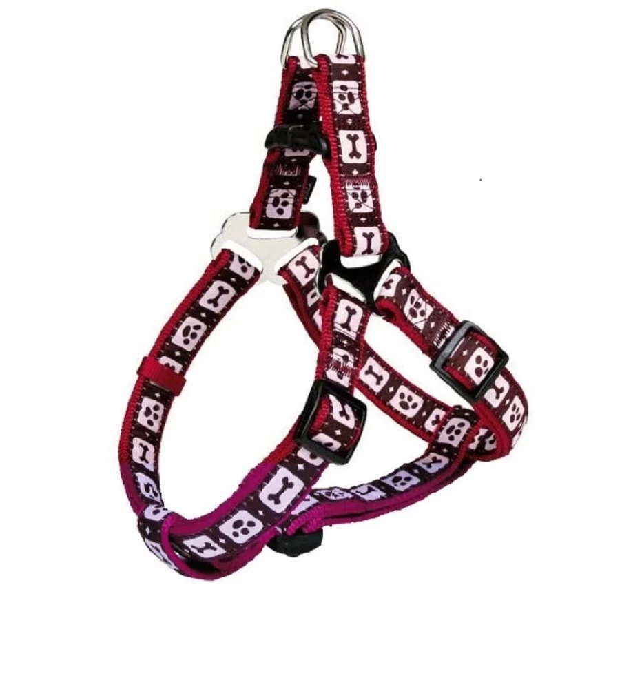 TRIXIE Geschirr Modern Art Bordeaux XL 80-100cm/25mm FĂŒr Hunde â Bild 2