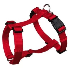 TRIXIE Geschirr Premium H-GESCHIRR L-XL 75-100 Cm Gurt 25mm Farbe Rot Für Hunde