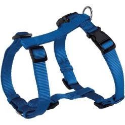 TRIXIE Geschirr PREMIUM H-GESCHIRR L-XL 75-100cm Gurt 25mm Farbe Blau Für Hunde