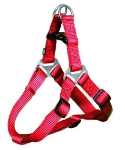TRIXIE Geschirr Premium ONE TOUCH L 65-80 Cm/25mm Rot Für Hunde