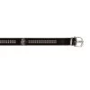 TRIXIE Halsband Fashion S Strass 2-rhg. 31-37cm / 18mm Schwarz Für Hunde