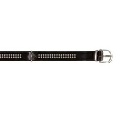 TRIXIE Halsband Fashion S Strass 2-rhg. 31-37cm / 18mm Schwarz Für Hunde
