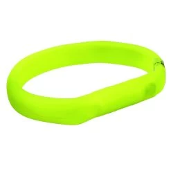 TRIXIE Halsband FLASH LEUCHTBAND USB 50cm / 70cm Grün Für Hunde