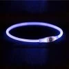 TRIXIE Halsband FLASH LEUCHTRING USB 40cm / 65cm Kürzbar ø 8 Mm Blau Für Hunde