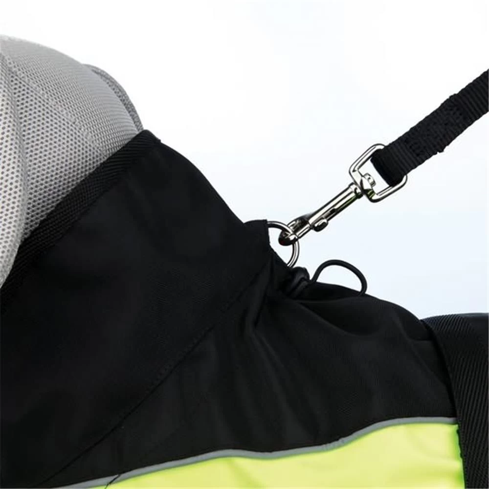 TRIXIE Hundemantel SAFETY Schwarz/gelb Windundurchlässig Für Hunde – Bild 2