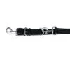 TRIXIE Leine Active V-Leine Zügelleder Doubliert L-XL 2m/22mm Schwarz Für Hunde