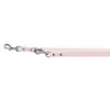 TRIXIE Leine Fashion V-LEINE XS-S, 2,00m/11mm Rosa-weiß Kunstleder Für Hunde