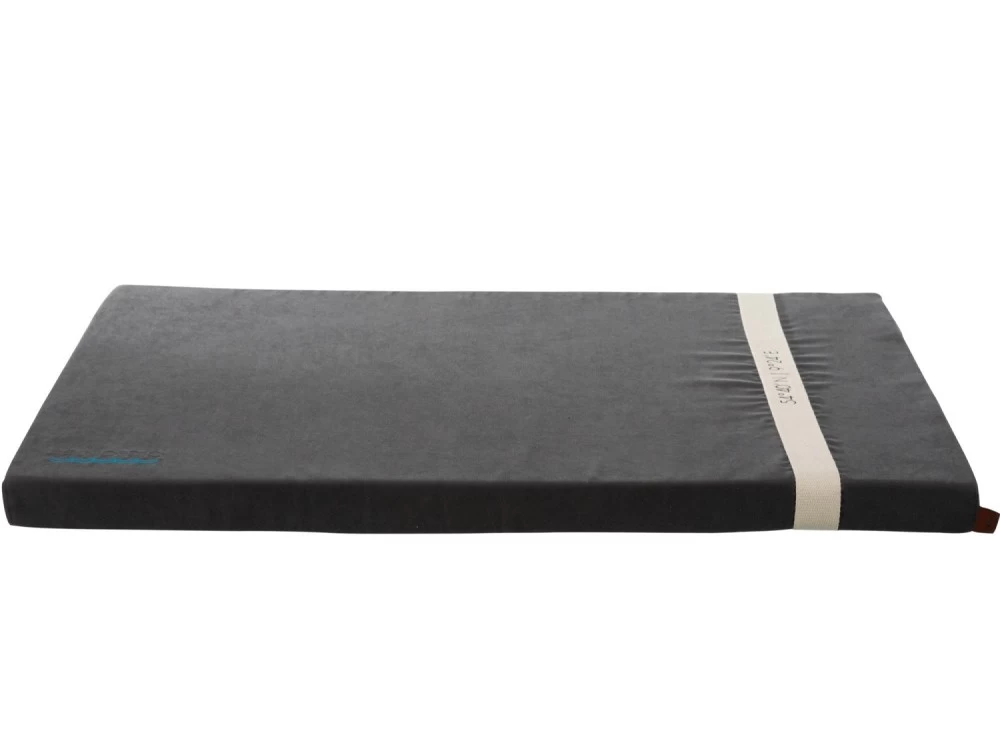 TRIXIE Liegekissen BE NORDIC Matratze AMRUM Mikrofaser Dunkelgrau FĂĽr Hunde