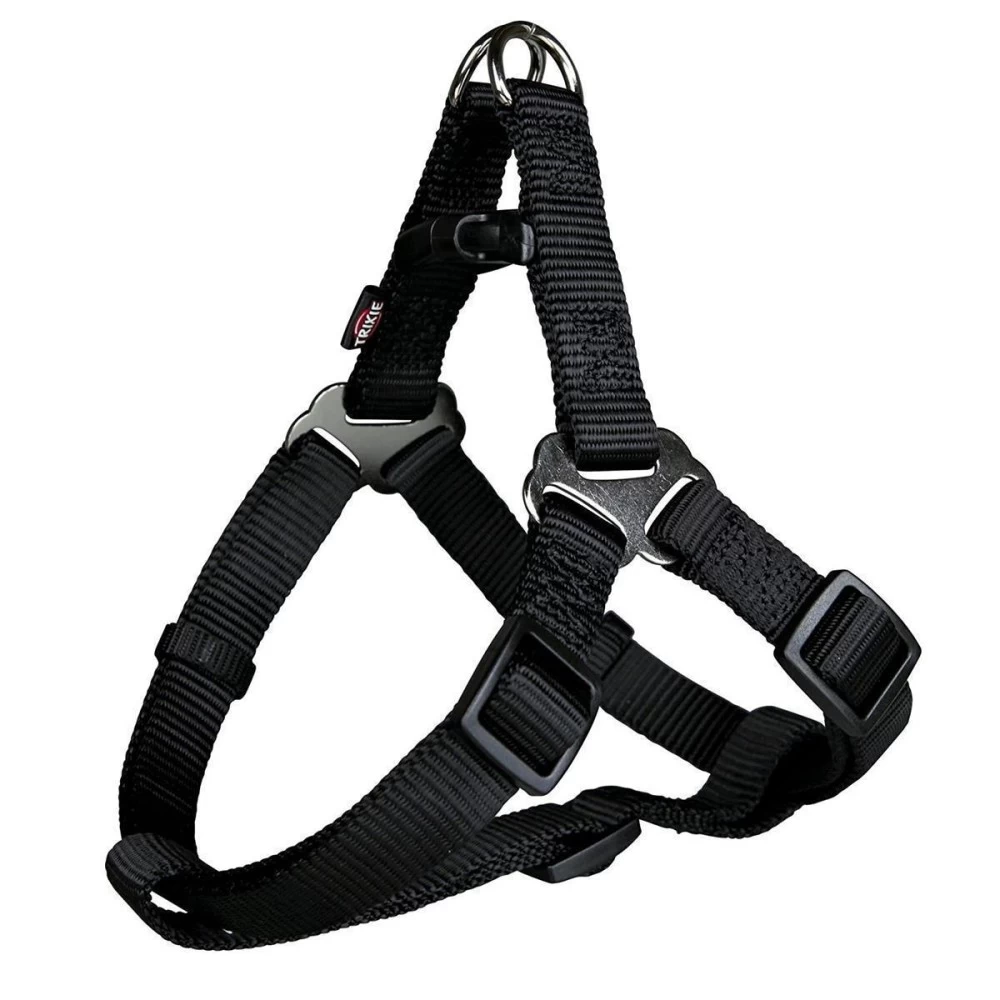 TRIXIE Premium ONE TOUCH Geschirr L 65-80 Cm/25 Mm Schwarz FĂŒr Hunde
