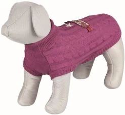 TRIXIE Pullover GARDA Größe XS 30 Cm Bordeaux Für Hunde