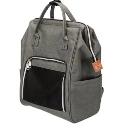 TRIXIE Tragetasche Rucksack Ava 32 X 42 X 22cm Bis 10 Kg Grau Für Hunde