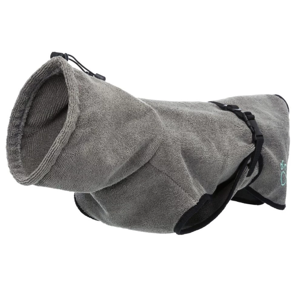 TRIXIE Zubehör Bademantel Grau XS - XL Frottee Für Hunde – Bild 5