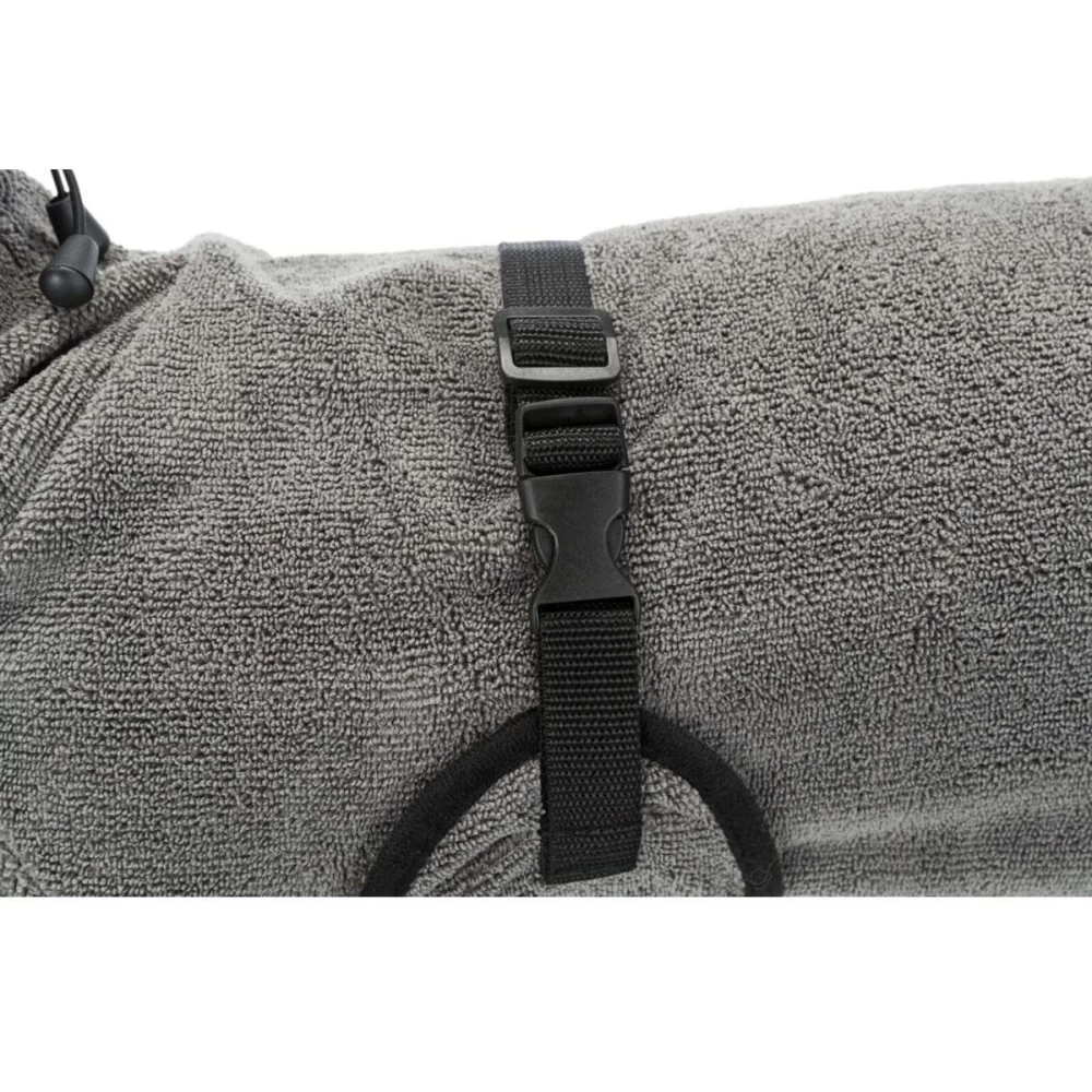 TRIXIE Zubehör Bademantel Grau XS - XL Frottee Für Hunde – Bild 7