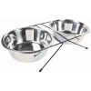 TRIXIE Zubehör NAPF-SET Eat On Feet Edelstahl 2 X 2,8 L ø 24cm Für Hunde